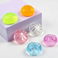 Mini jouet sensoriel anti-stress en forme de dumpling à rebond lent, boule à presser en plastique pour enfants et adolescents