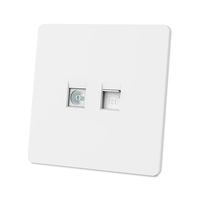 Prise murale électrique multifonctionnelle Shinelite, prix d'usine, avec ports USB Type A+C