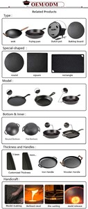 Poêle à œufs et omelettes <span class=keywords><strong>en</strong></span> <span class=keywords><strong>fonte</strong></span> moderne à 4 trous, antiadhésive, multi-tailles, avec logo personnalisé, vente <span class=keywords><strong>en</strong></span> gros d'usine, pour cuisinières à gaz et à induction - Product Image 5