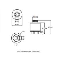 Détection de Concentration d'oxygène de cellule de capteur d'oxygène de haute qualité pour le AO-02 d'échappement de voiture