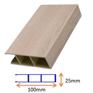 Pannello per Controsoffitto in Composito <span class=keywords><strong>Legno</strong></span>-Plastica WPC Certificato Impermeabile, Stile Click, per Decorazione Alberghiera - Product Image 3