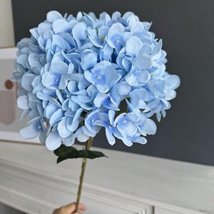 Fleurs d'hortensia artificielles Jinxi en soie, décorations de mariage, ornements faits à la main pour la maison et la table - Product Image 4