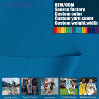 Tissu en maille interlock 100 % polyester pour sublimation, respirant, anti-humidité, séchage rapide, pour doublure de vêtements de sport d'extérieur