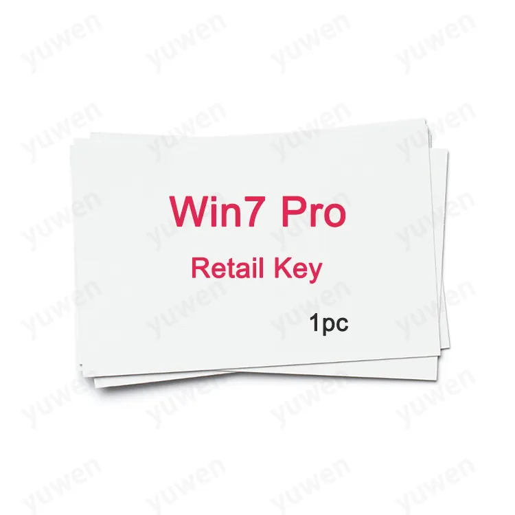 Echte Win 7 Pro Retail Sleutel 1Pc 100% Online Activering Win 7 Pro Key Code Lifetime Win 7 Pro Licentiesleutel