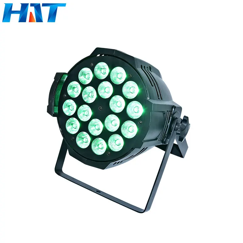 HAT Hohe Helligkeit 18*10W 4 In1 Rgbw 18*12W 5 In1 18*18W Rgbwauv 6 In1 Lp007 Innen Dmx512 Dimmbar Par Can Stage Led Par Light