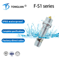 TT F Series OEM/ODM Aviación IP68 Impermeable Push Pull Macho Hembra Enchufe Conector circular Fabricante