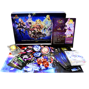 อุปกรณ์เสริมเกมกระดานซุปเปอร์พลาสติกพิมพ์ลายที่กำหนดเองรวมถึงชิปโป๊กเกอร์และลูกเต๋าสำหรับเล่นเกมไพ่ - Product Image 2