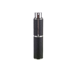 Hot Sale Empty Aluminum Glass Luxury Mini Leather Travel Bottom Directly Filled 10ml Atomizer Perfume <b>Bottle</b> - Product Image 1