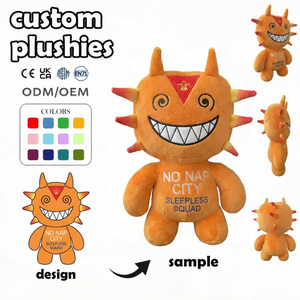 Fabricant de jouets en peluche personnalisés, jouets à presser en peluche amusants, porte-clés en peluche, en gros, avec support de marque Slingshot Lemon <span class=keywords><strong>Juice</strong></span> - Product Image 2