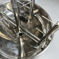 Machine d'émulsification sous vide de type fixe Xinyou 1000L 2000L, mélangeur pour cosmétiques, lotions, crèmes, gel capillaire