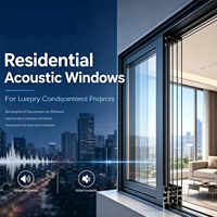 Ventana Americana de Doble Acristalamiento con Aislamiento Térmico Bajo (Low U) de Fibra de Plástico, Proveedor Certificado por NFRC