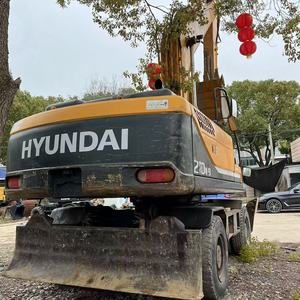 Excavadora Hyundai 210W-7 de segunda mano con motor potente coreano, bajo precio, Hyundai 210W-9 de ruedas - Product Image 3