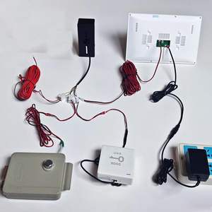 KW07 Tuya 1080P 7/10 İnç Dokunmatik Monitörlü Parmak İzi Kilidi Açma Özellikli Görüntülü Diafon Kapı Zili Güvenlik Sistemi (Villa Evler İçin) - Product Image 2