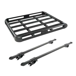 Bandeja de equipaje de techo de 50 "* 38", enganche de aluminio, portaequipajes de techo 4x4 para TOYOTA 4Runner