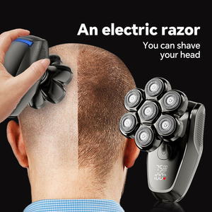 Men's 5-in-1 <b>Shaver</b> Rechargeable Seven Shaving Heads Self-Use Digital Display <b>Face</b> Machine USB Power Source Men's Rechargeable E - Product Image 5