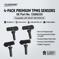 Nouvelle arrivée accessoires de véhicule TPMS capteurs de pression des pneus de voiture montage universel 13586335 pour toutes les marques Sun Parrot