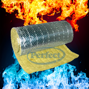 Thermal Insulator Fiberglass <strong>Insulation</strong> Blanket Glasswool Roll Fiber Glass Wool With Aluminium Foil Roof <strong>Insulation</strong> - Product Image 2