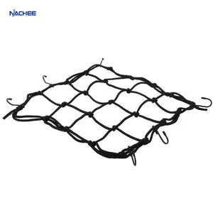 30*30cm Universal Bungee Cargo Net moto casco Mesh Storage casco moto bagagli tenere premuto reti organizzatore di stoccaggio