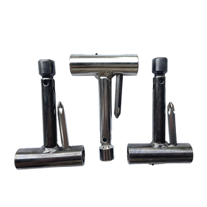 Attrezzo Multifunzione a T in Metallo, Utensili in Acciaio Allen per Skateboard a Doppia Sella, Monopattino, Pattini in Linea, Uso Adulti, Tutto in Uno per Vendita all'Ingrosso - Product Image 1
