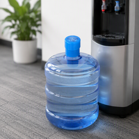 Bouchon de bouteille d'eau en PE de 5 gallons (20 litres) avec bec verseur anti-fuite de 55 mm, couvercle réutilisable en plastique pour l'emballage des bouteilles