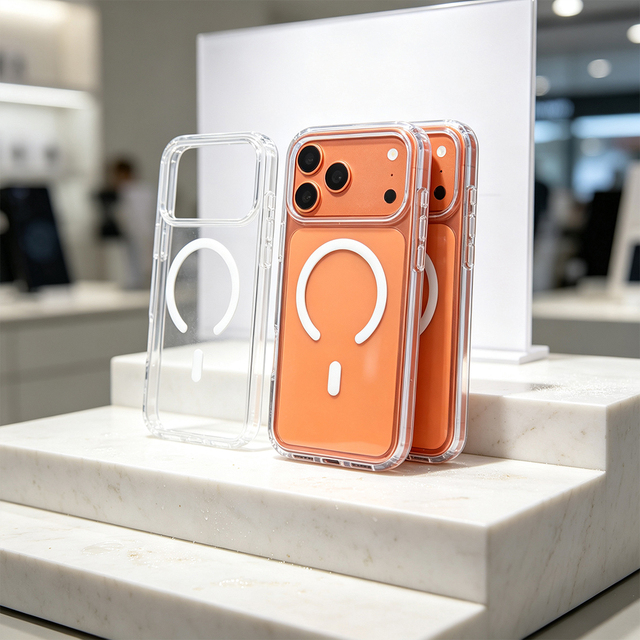 Magnetic Phone Case Compatible With Wireless Charger Hybrid Transparent Clear Shockproof Cove for iPhone E 16 Pro 17 air Pro Max