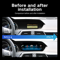 Système audio, navigation GPS, lecteur multimédia, Android Auto pour Mercedes Benz Classe C W204 2008-2018, écran 8,8 pouces pour voiture