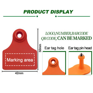 HED-ET101 Split Typ Spaten Ohr marke für Ziege Schaf Tier Tag Vieh Ohr Tags Robust und Anti Shake - Product Image 3