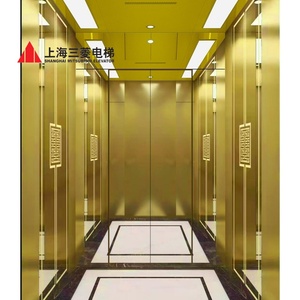 Ascenseur pour passagers Mitsubishi en acier inoxydable, ascenseur commercial sans machine, 15 personnes, ascenseur résidentiel sans engrenages pour villa - Product Image 5