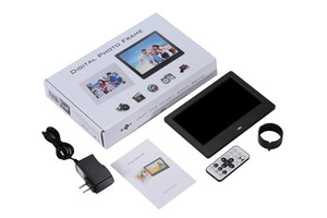 กรอบรูปดิจิตอลพร้อมเซ็นเซอร์ตรวจจับความเคลื่อนไหว หน้าจอ LCD 7 นิ้ว เครื่องเล่น MP3 วิดีโอ ใช้พลังงานจากแบตเตอรี่ พร้อมพอร์ต USB ราคาโรงงาน - Product Image 3