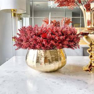 Pots de fleurs dorés de taille personnalisée pour la décoration de la maison, du salon et du balcon de la chambre - Product Image 5