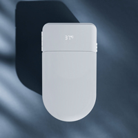 Vente à chaud de toilettes intelligentes de style européen Chauffage de siège instantané avancé Conception simple unique Télécommande murale S-Trap