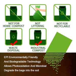 Sacs à déjections pour animaux de compagnie de haute qualité à base de plantes avec distributeur, sacs à crottes de chien biodégradables avec logo personnalisé - Product Image 3