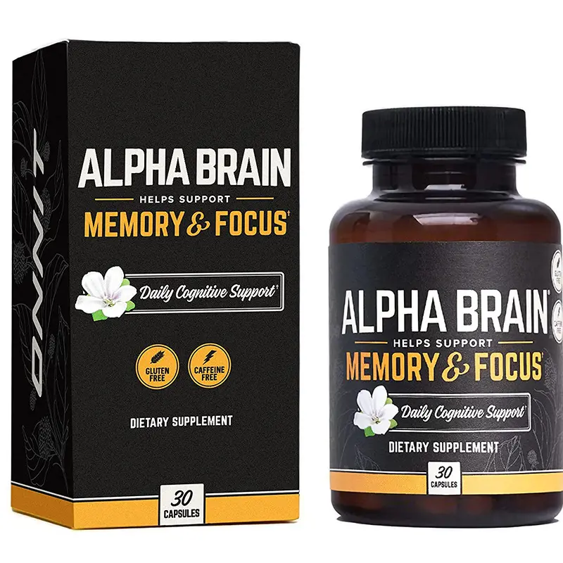 Extrakt Nootropika Alpha L Theanin Vegan Premium Nootropic Lions Mähne Bio-Mähne Hericium Pilz Kapseln Brain Supplement