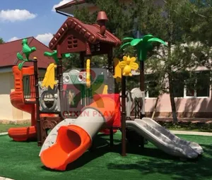 בהיר צבע ילדים חיצוני לשחק מבנים בחצר האחורית סטי משחקים QX-018B
