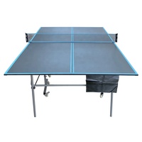 Table de ping-pong pliable, écologique, durable, fabriquée directement en usine, structure anti-basculement, utilisation intérieure/extérieure, couleur personnalisable