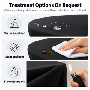Funda Redonda de Spandex para Mesa de Cóctel con Tamaño Personalizado y Tela Elástica Lavable para Suministro Mayorista de Muebles para Eventos - Product Image 3