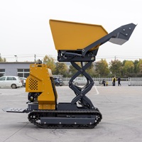 Mini-Raupendumper Hochwertiger Gummiketten-Muldenkipper mit CE-Zertifizierung für den Export