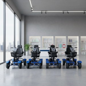 Voiturette de golf électrique pliable et buggy avec cadre en aluminium, batterie au lithium, capacité de charge de 150 kg, autonomie jusqu'à 72 trous, 4 <span class=keywords><strong>roues</strong></span> - Product Image 3