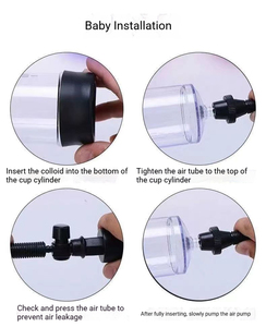 男性用ペニス増大ポンプ サイズM 大人用セックストイ 防水真空ポンプ 男性用オナニートレーナー - Product Image 6