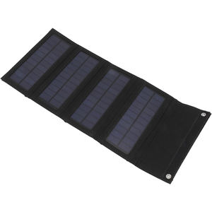 Panneaux solaires monocristallins pliables étanches IP65 30W certifiés CE Garantie de 12 mois Mini portable Efficacité de 20% USB 5V - Product Image 1