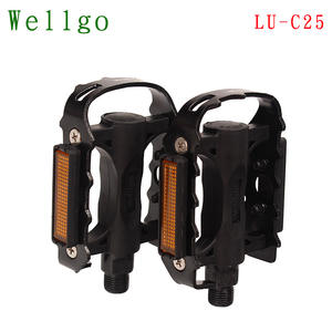 Pédales de vélo de montagne Wellgo C25, semi-alliage d'aluminium, roulement scellé, antidérapantes, pour VTT - Product Image 4