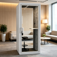 Cabine téléphonique insonorisée, cabine acoustique, isolation sonore, enregistrement téléphonique, pod insonorisé, cabines insonorisées pour bureaux