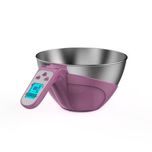 디지털 측정 컵 스케일 스테인레스 스틸 그릇 애완 동물 사료 저울 디지털 주방 저울 - Product Image 3