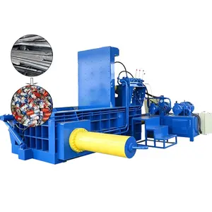 Oem 60kw China Manufactory Metalen Schroot Balenpers Hydraulische Recycling Druk Balenpers Machine