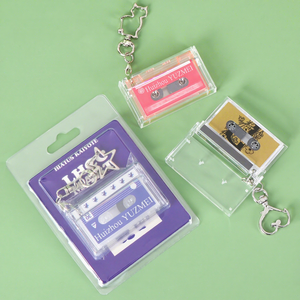 YUZMEI Mini CD Portachiavi NFC, Portachiavi <span class=keywords><strong>a</strong></span> Cassetta NFC, Mini Album Commemorativo, Ciondolo Souvenir per <span class=keywords><strong>Zaino</strong></span>, Regalo per i Fan - Product Image 1