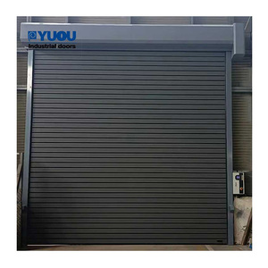 Persiana enrollable de aleación de aluminio automática rígida de alta velocidad, Panel duro industrial aislado, puerta enrollable rápida - Product Image 4