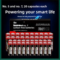 Lei She No. N.° 5 7 Pilas de Zinc Carbono de 1.5V Duraderas para Aires Acondicionados, Controles Remotos de TV, Relojes Despertadores de Pared, Teclados y Ratones