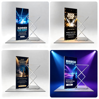 Support OEM/ODM d'usine pour l'impression et la conception de boîtes lumineuses double face en tissu tendu SEG pour la promotion d'événements et de fêtes