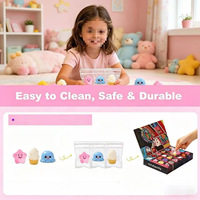 Nouveauté 2026 : Boîte Mystère 30 Pièces – Assortiment Surprise de Jouets Anti-Stress Squishy et Fidget en Forme d'Animaux, Chocolat et Fraise