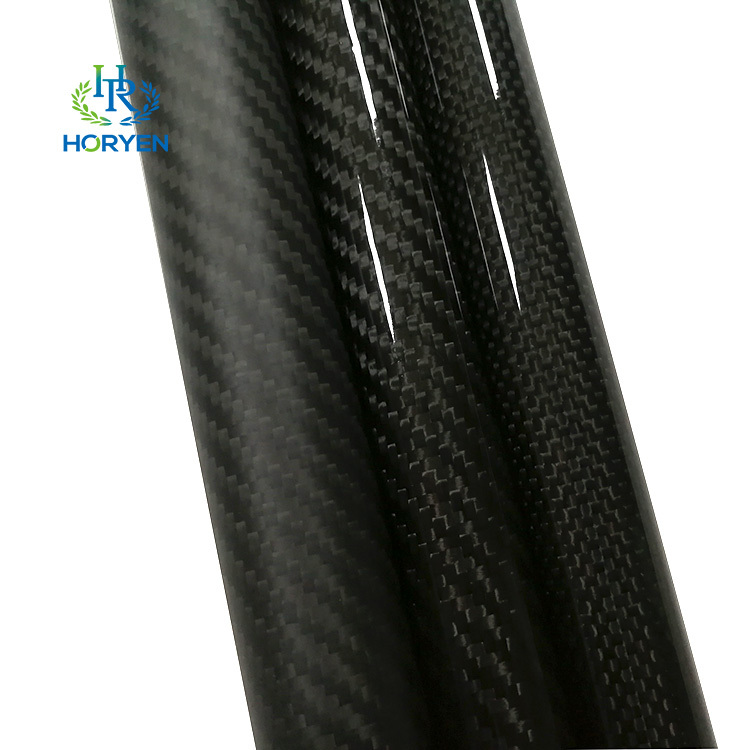 Tubo In Fibra Di Carbonio 3k Diametro 30-50mm Lunghezza 1 Metro - Per Droni, Aerei Modellismo